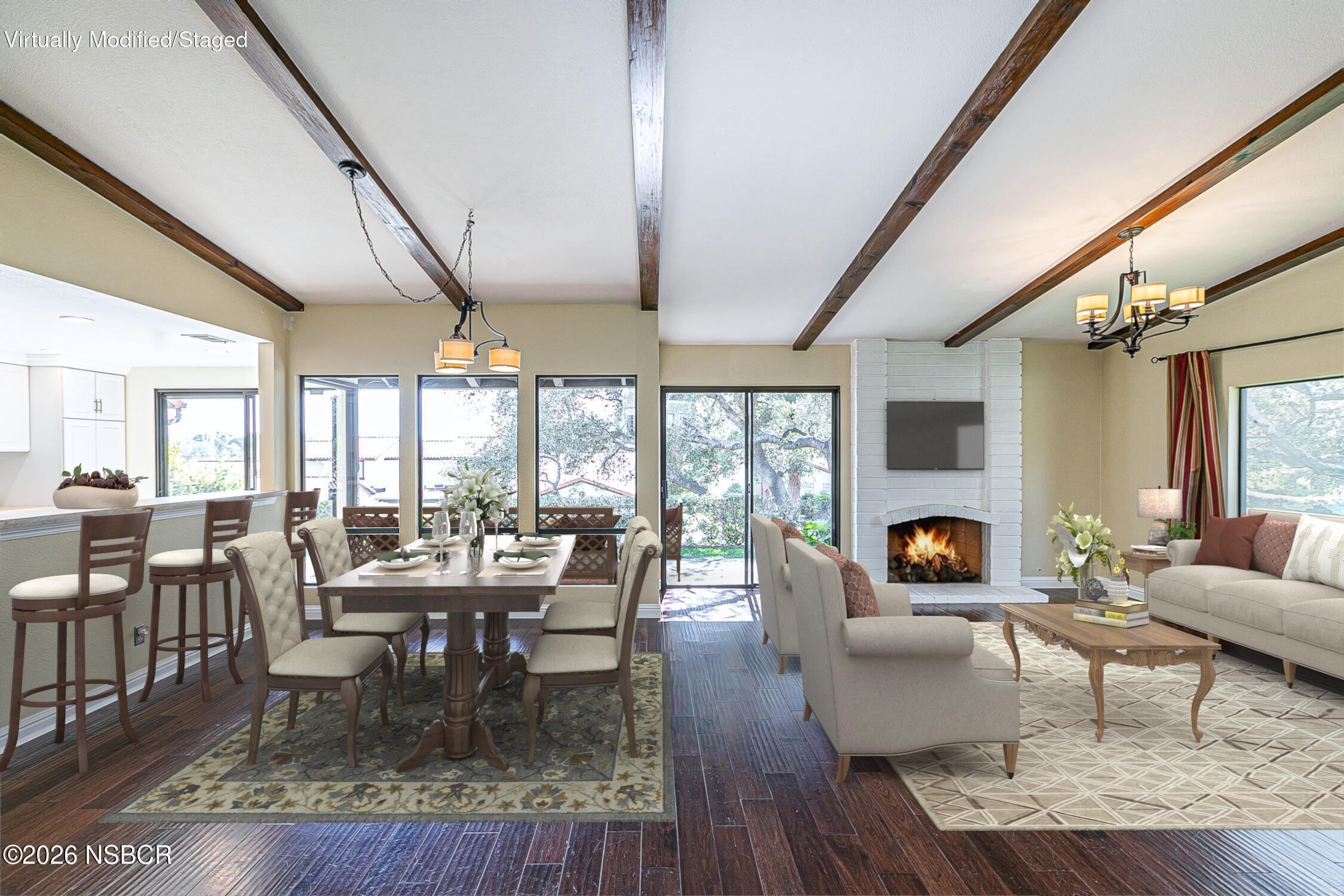 73 Stanford Circle Lompoc, CA 93436 - Photo 4 of 36 staged dining and living room to patio