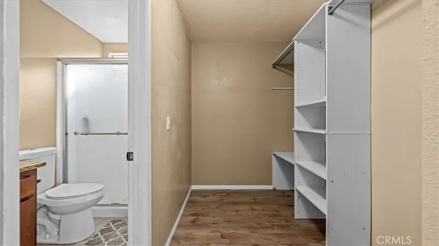 a view of bathroom with toilet