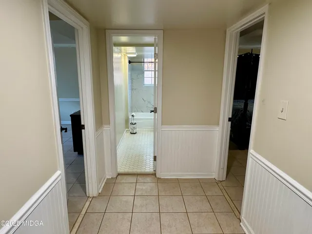 a view of storage and utility room