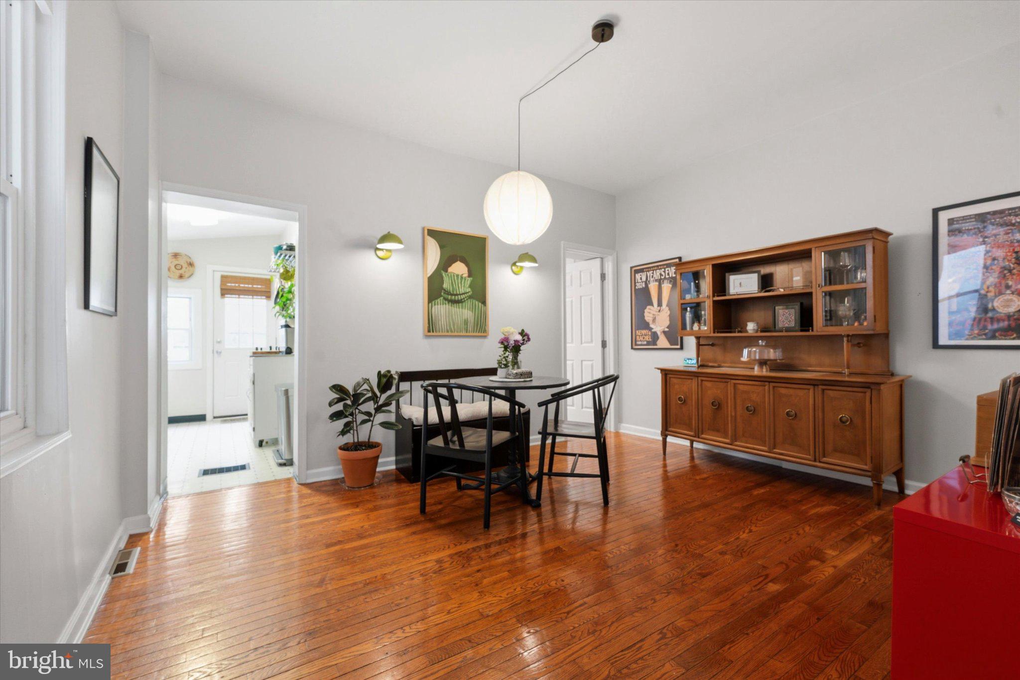 Charming dining space with warm wood tones.