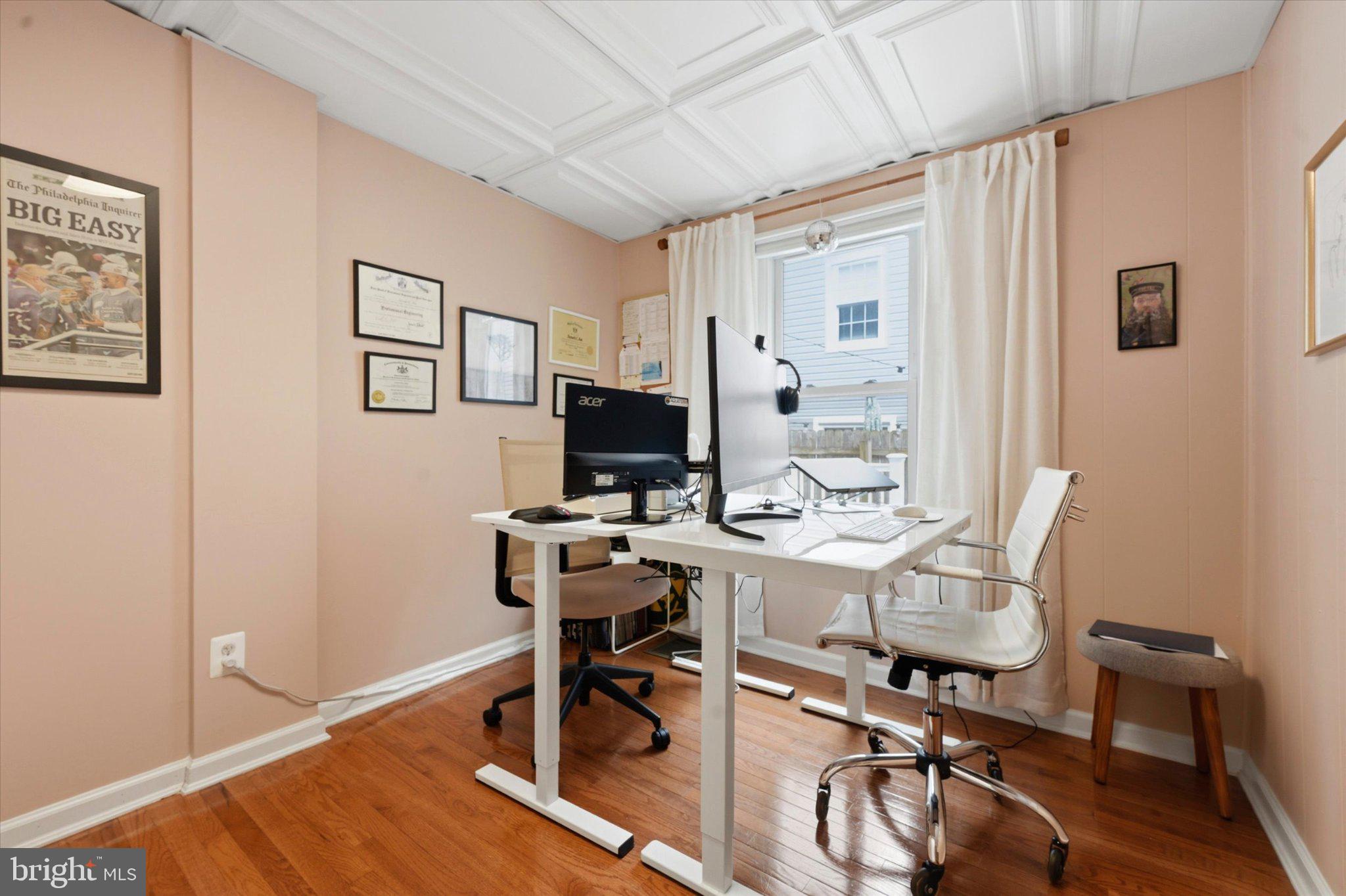 1233 East Colona Street Philadelphia, PA 19125 - Photo 11 of 25 Charming workspace with warm hues.