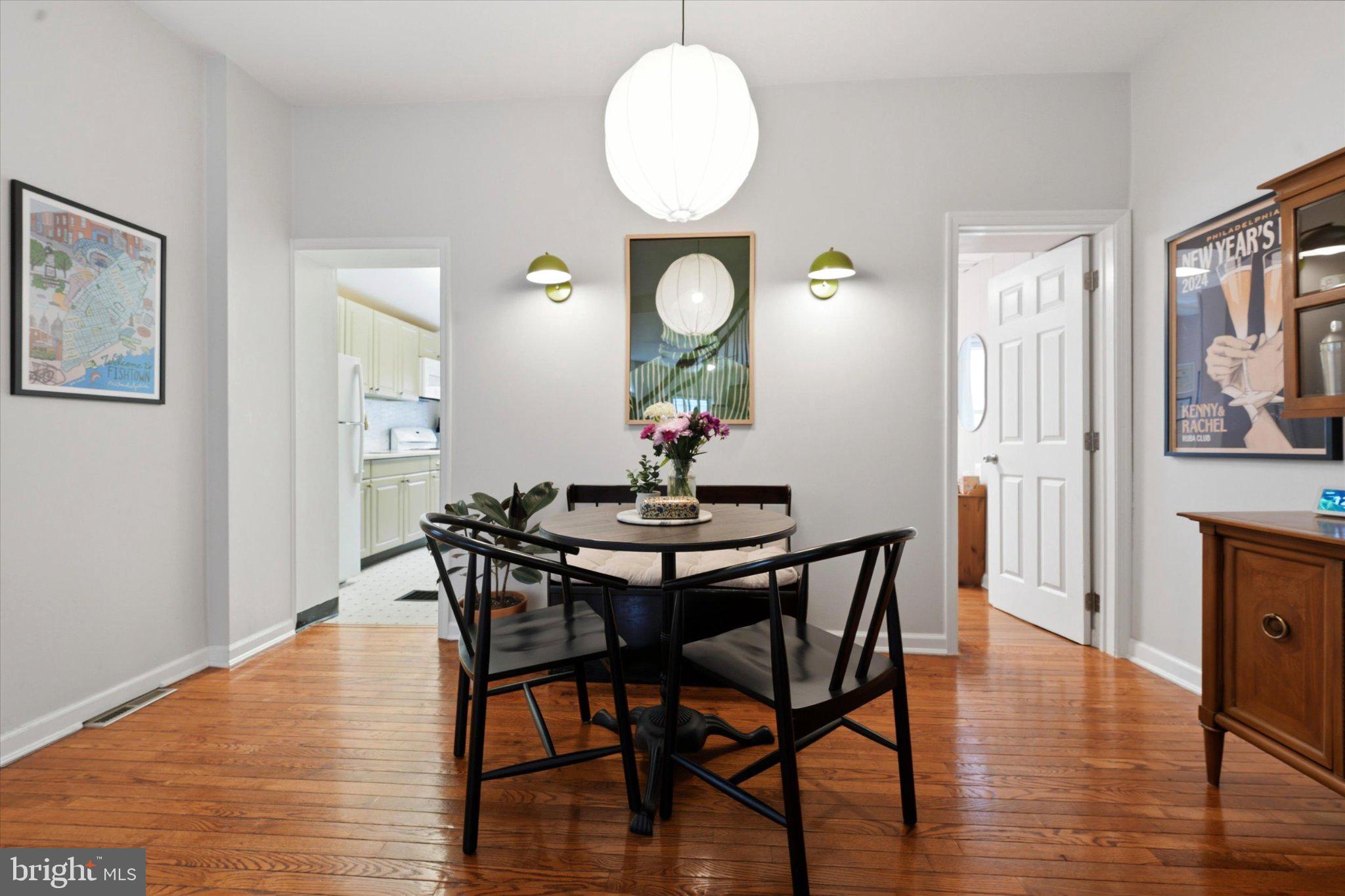 1233 East Colona Street Philadelphia, PA 19125 - Photo 7 of 25 Charming dining space with warm tones.