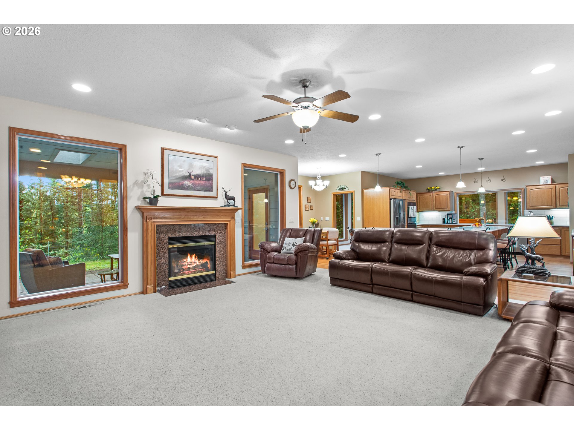 9920 Southeast Bull Run Road Corbett, OR 97019 - Photo 12 of 48 Living Room