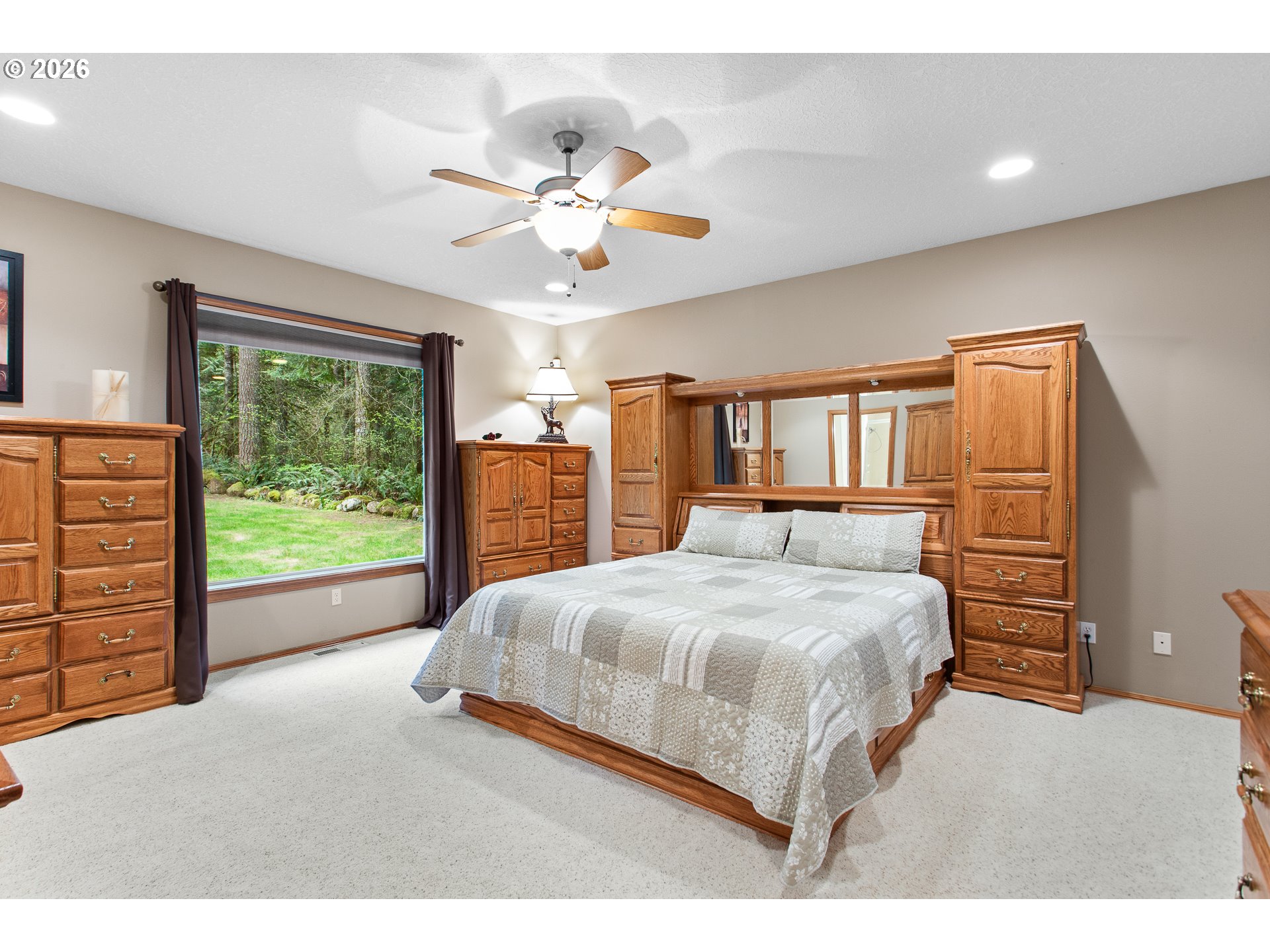 9920 Southeast Bull Run Road Corbett, OR 97019 - Photo 22 of 48 Owner's Suite Bedroom
