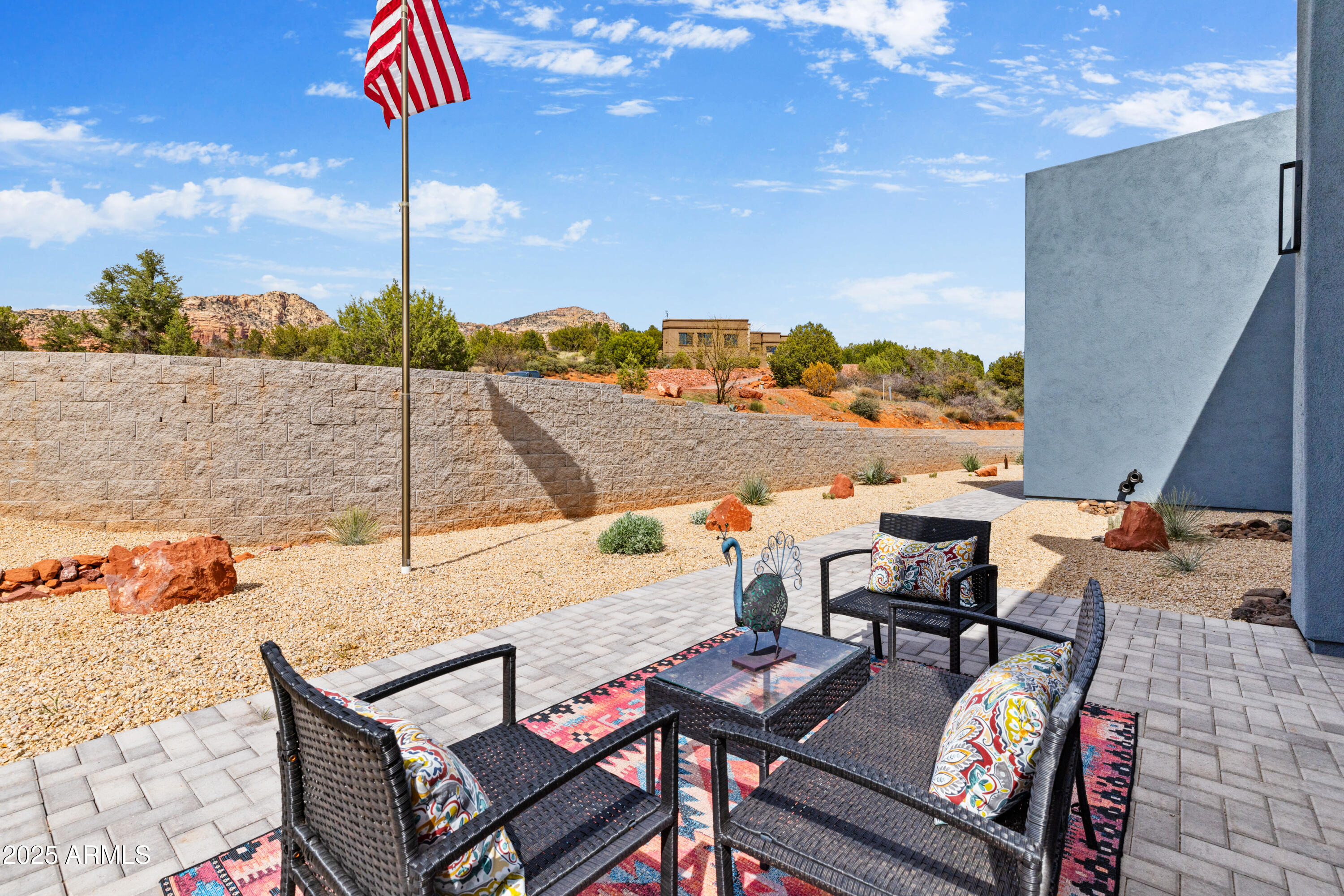 10 Ho Hum Circle Sedona, AZ 86351 - Photo 37 of 48 a view of a terrace with furniture