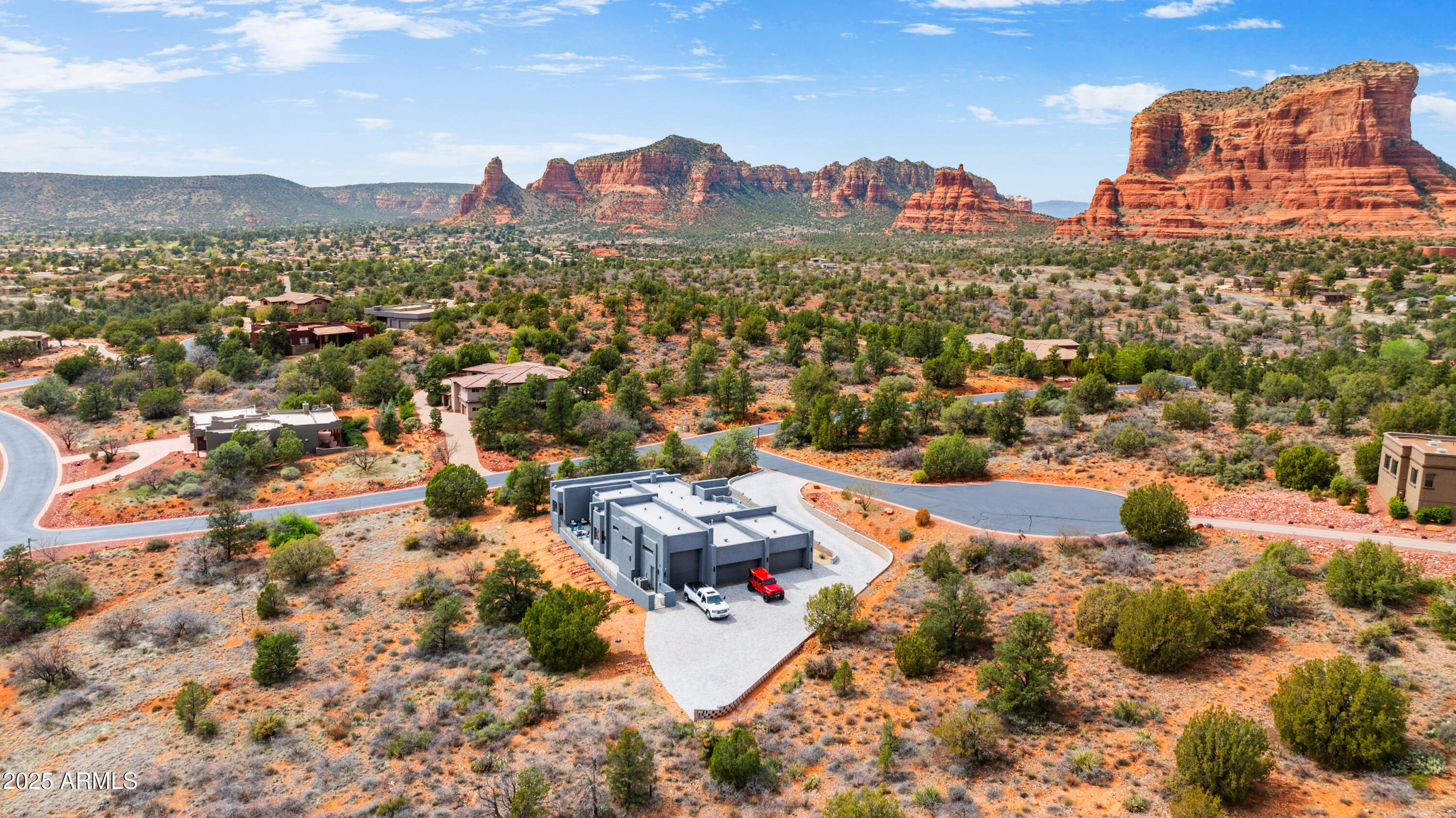 10 Ho Hum Circle Sedona, AZ 86351 - Photo 45 of 48 an aerial view of a city