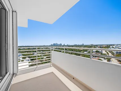 a view of a room with an outdoor space