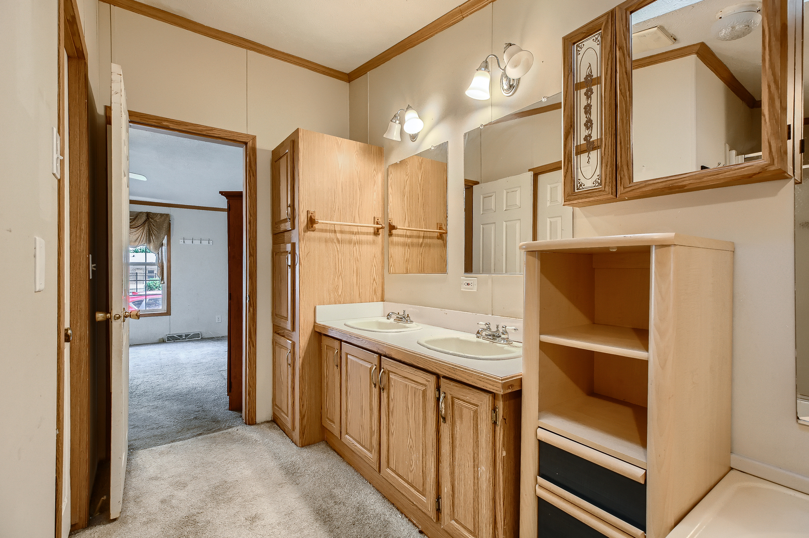 230 Whippletree Road Wheeling, IL 60090 - Photo 10 of 17 a view of a hallway with washer and dryer