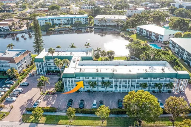 a view of lake and yard