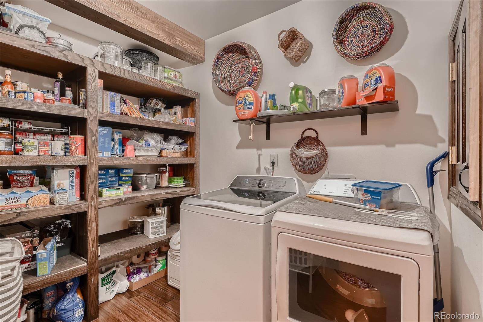 2169 Dory Hill Road Black Hawk, CO 80422 - Photo 27 of 46 a view of storage and utility room with racks on the wall