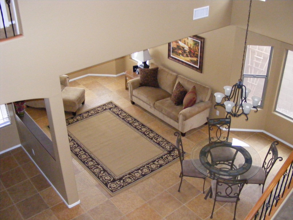 2323 West Peak View Road Phoenix, AZ 85085 - Photo 27 of 33 Looking down onto Living/Dining area