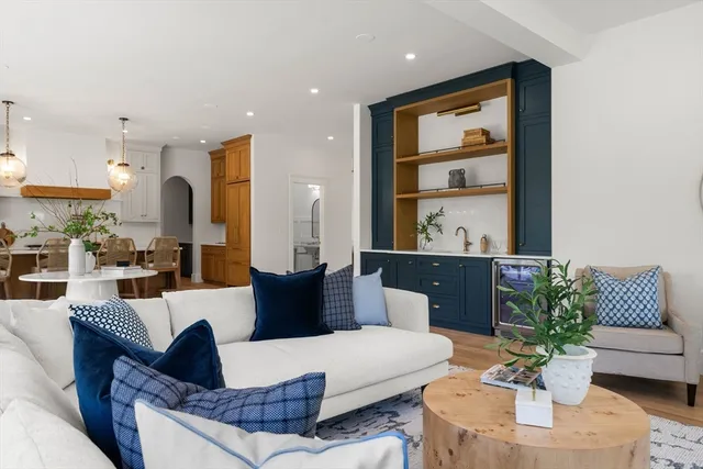 a view of a living room