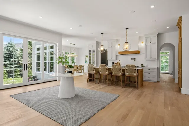 a kitchen with a stove and a sink