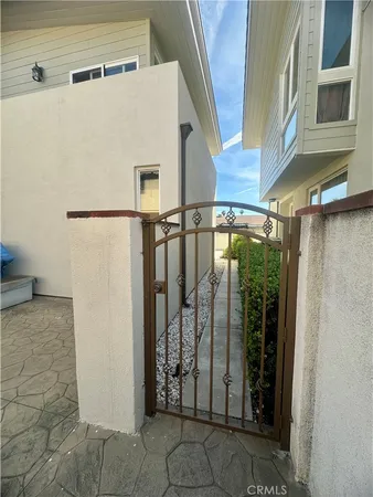 a view of a house with a door