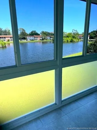 a view of an outdoor space and a ocean view