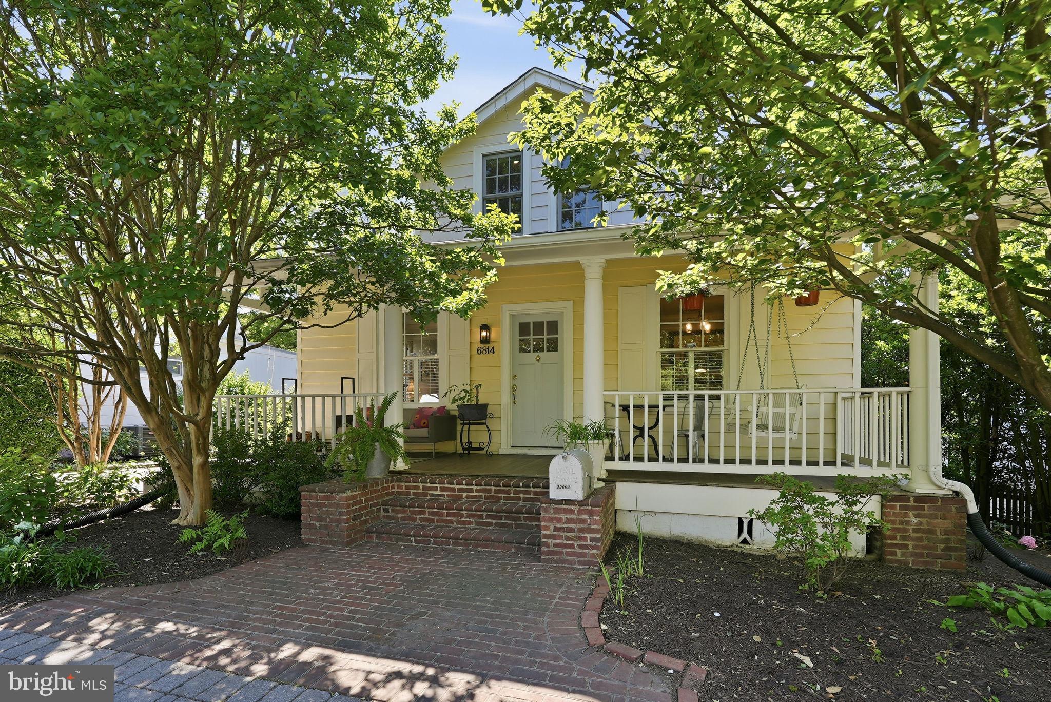 6814 Brookville Road Chevy Chase, MD 20815 - Photo 1 of 39 Charming home embraced by greenery.