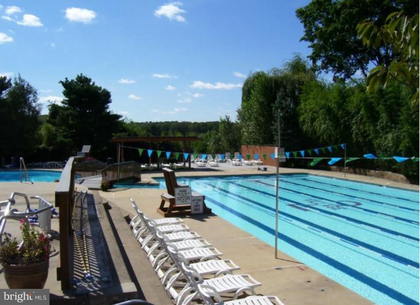 16 B Runnemede Road New Hope, PA 18938 - Photo 20 of 30 a view of swimming pool with chairs and a yard