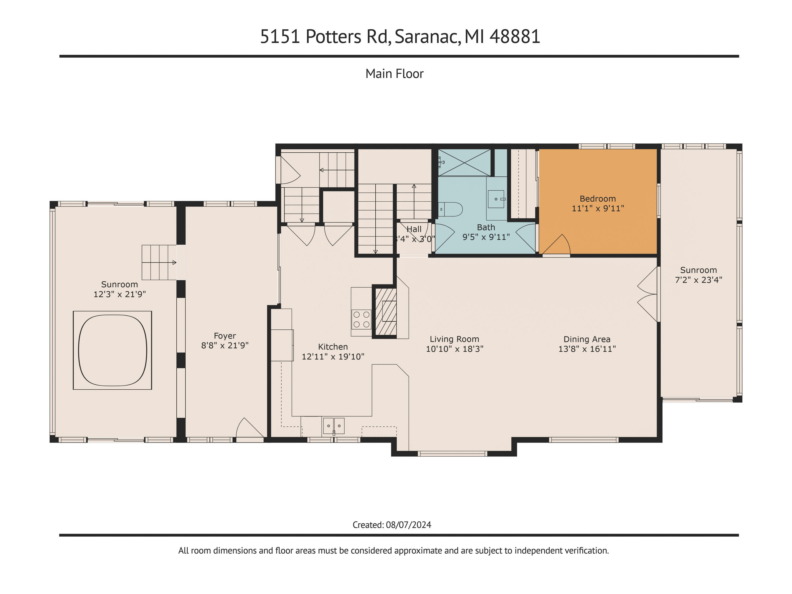 5151 Potters Road Saranac, MI 48881 - Photo 42 of 45 1-Floorplan-2