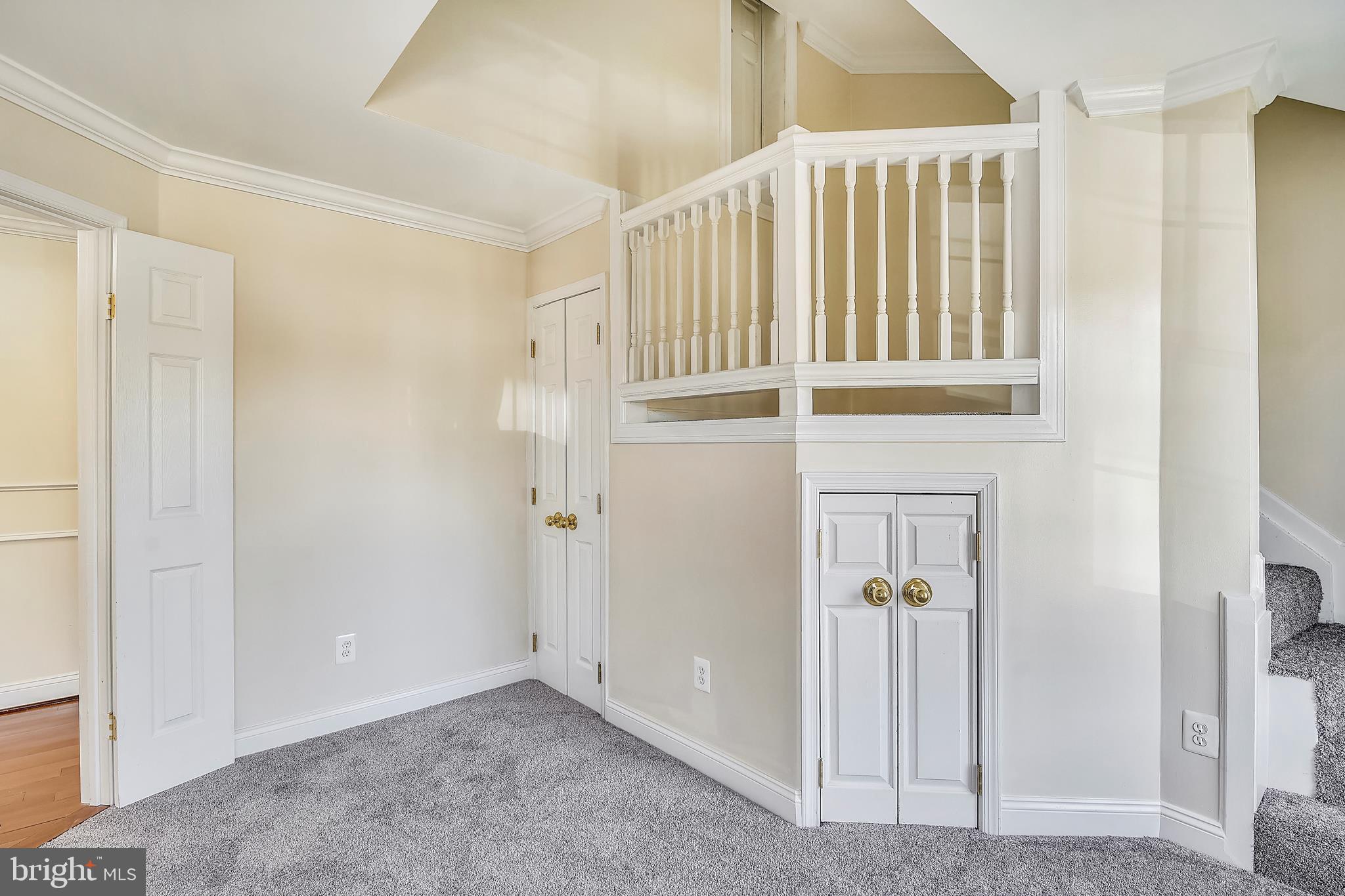 18824 Falling Star Road Germantown, MD 20874 - Photo 47 of 78 Bedroom 3 with loft leading to access to attic