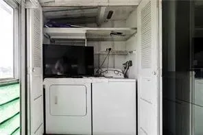 a view of washer and dryer