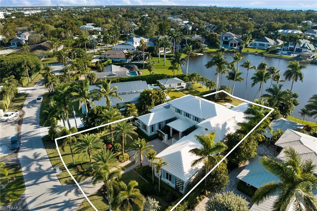 575 Palm Circle East Naples, FL 34102 - Photo 47 of 49 an aerial view of residential houses with outdoor space