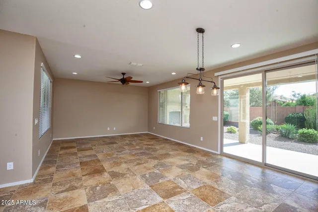 a view of an empty room