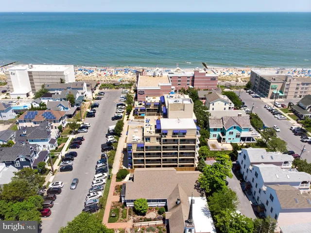 a picture of a city view and an ocean view