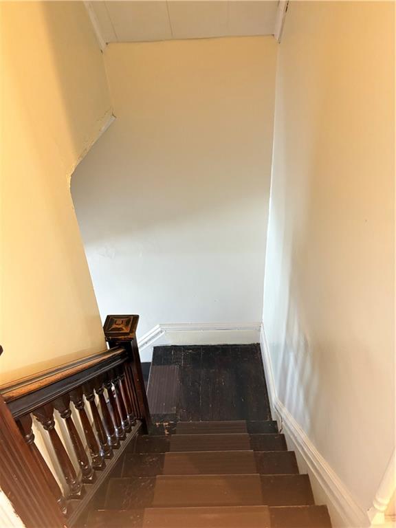 3884 East Street Pittsburgh, PA 15214 - Photo 48 of 49 a view of a staircase with wooden floor