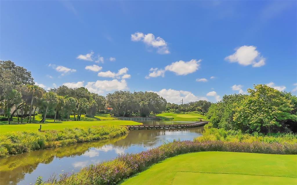 57 Bishopscourt Road, Unit 121 Osprey, FL 34229 - Photo 50 of 86 a view of a lake with a yard and mountain view