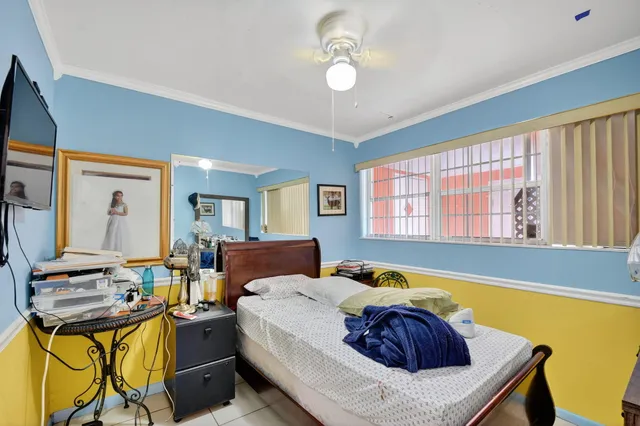 a room with furniture and window