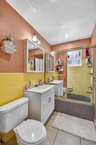 a bedroom with furniture and a bed