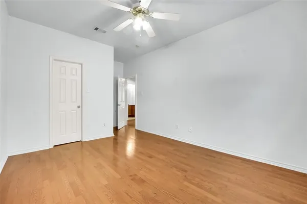 wooden floor in an empty room