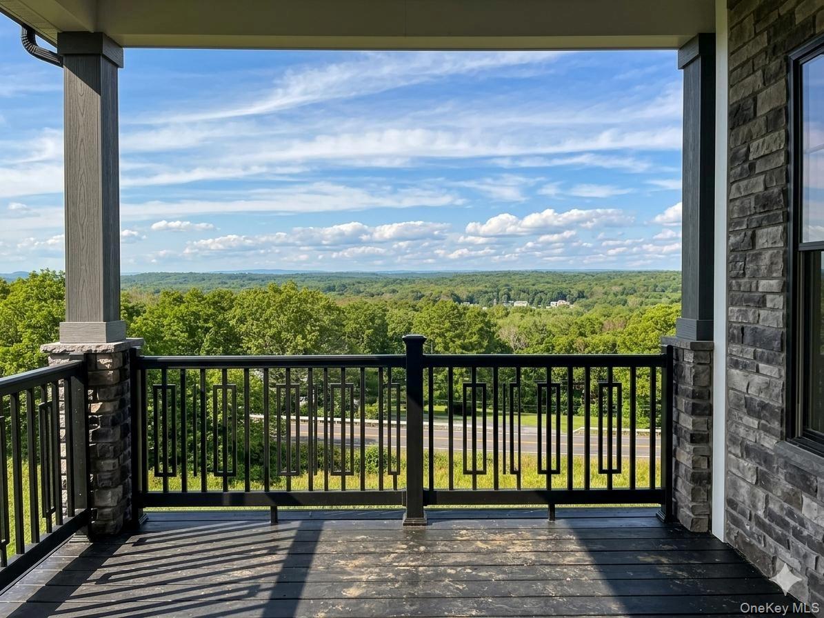 Lot #4 Mountain Road Port Jervis, NY 12771 - Photo 4 of 47 a view of a street from a balcony