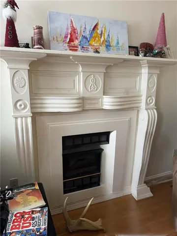 a view of a building with a yard