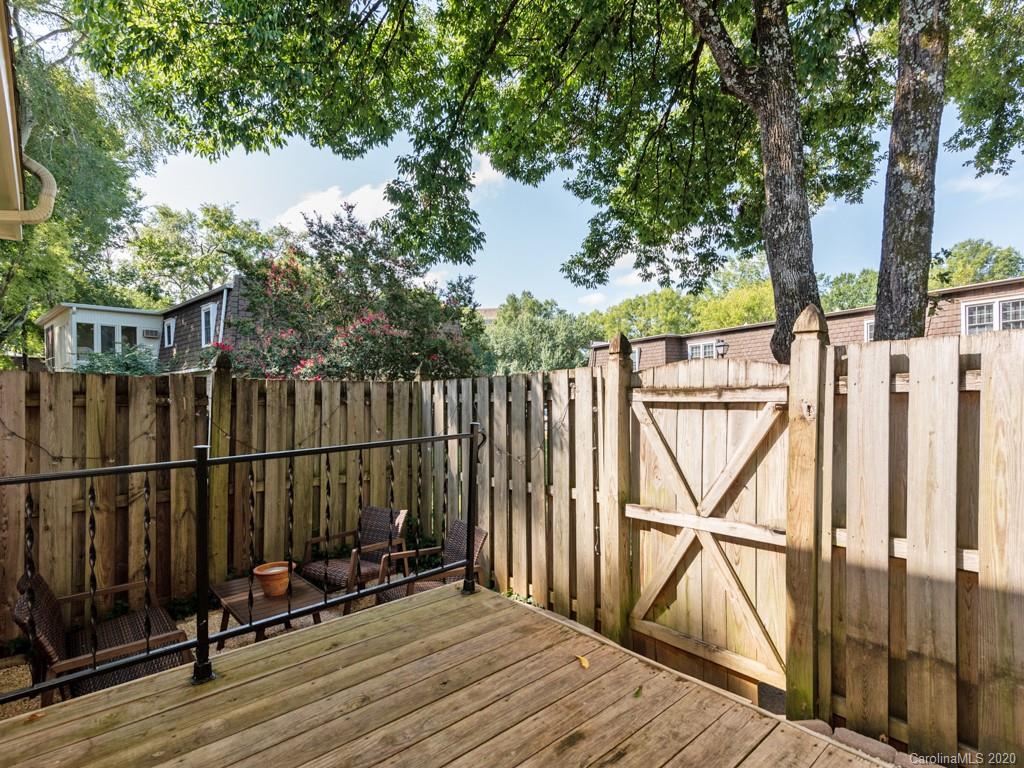 3516 Colony Road, Unit A Charlotte, NC 28211 - Photo 22 of 29 a view of outdoor space with deck and yard