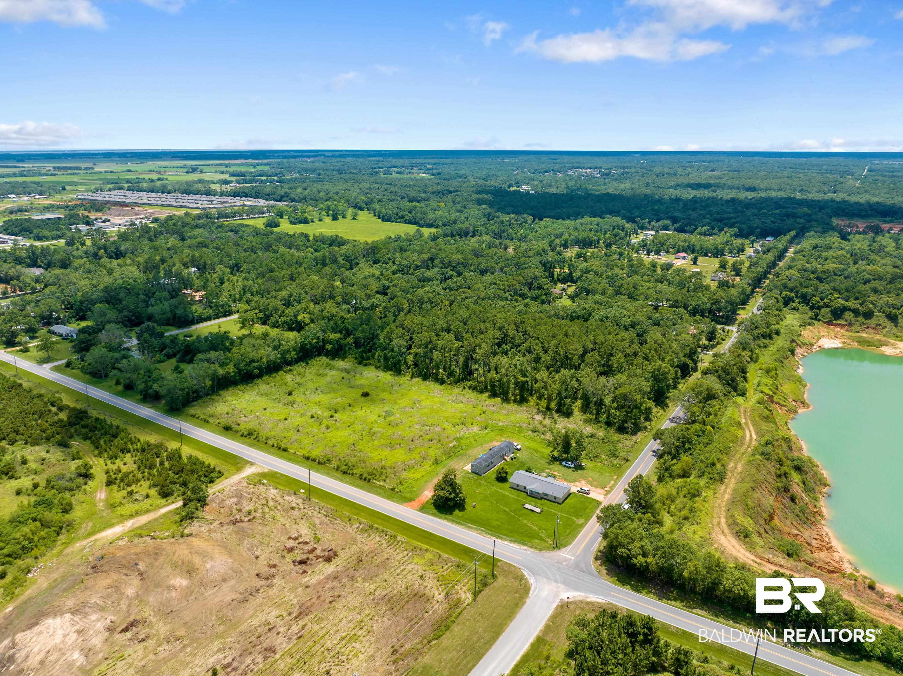 0 Breckner Road Foley, AL 36535 - Photo 4 of 12 Drone / aerial view with a water view