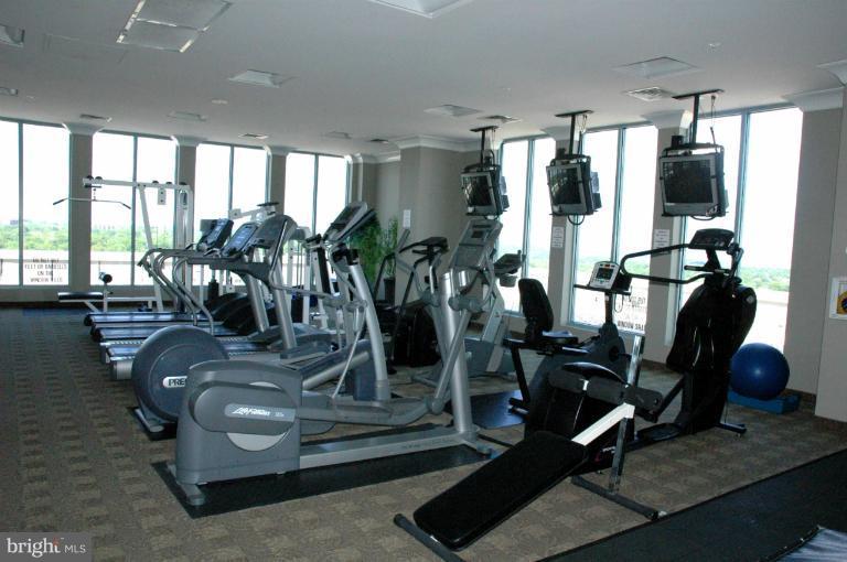851 North Glebe Road, Unit 1603 Arlington, VA 22203 - Photo 5 of 16 Penthouse Fitness Center