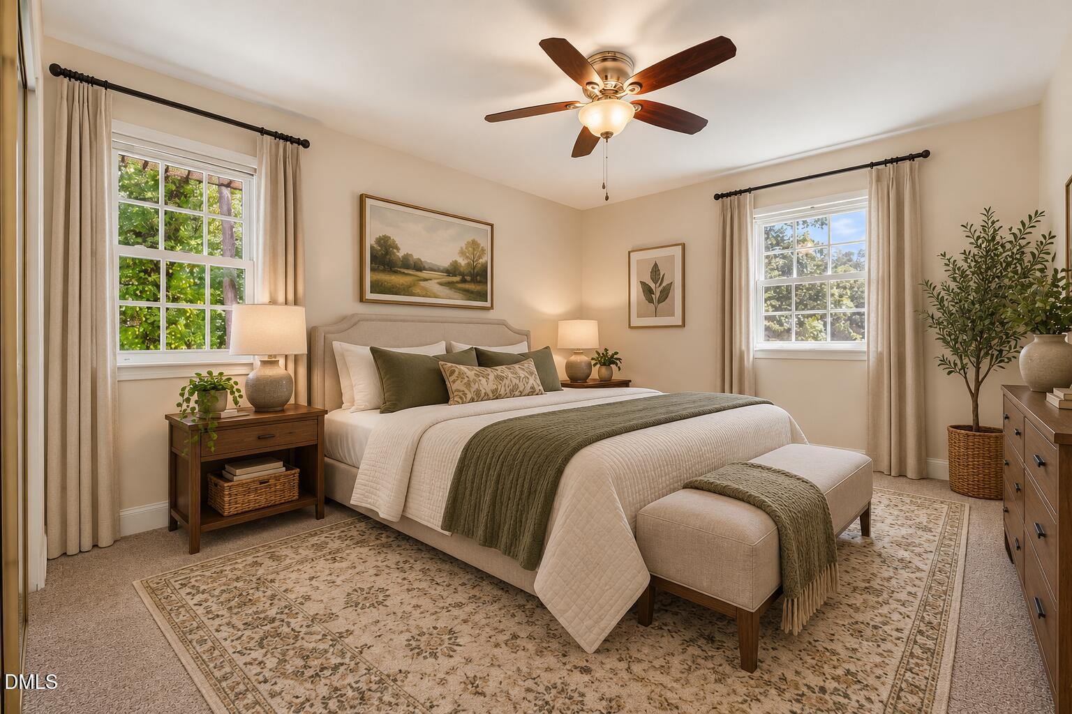 1321 Clermont Road Durham, NC 27713 - Photo 17 of 53 Primary Bedroom - Virtually Staged