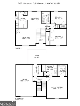 $1,695 | 3407 Homeward Trail, Ellenwood, GA 30294