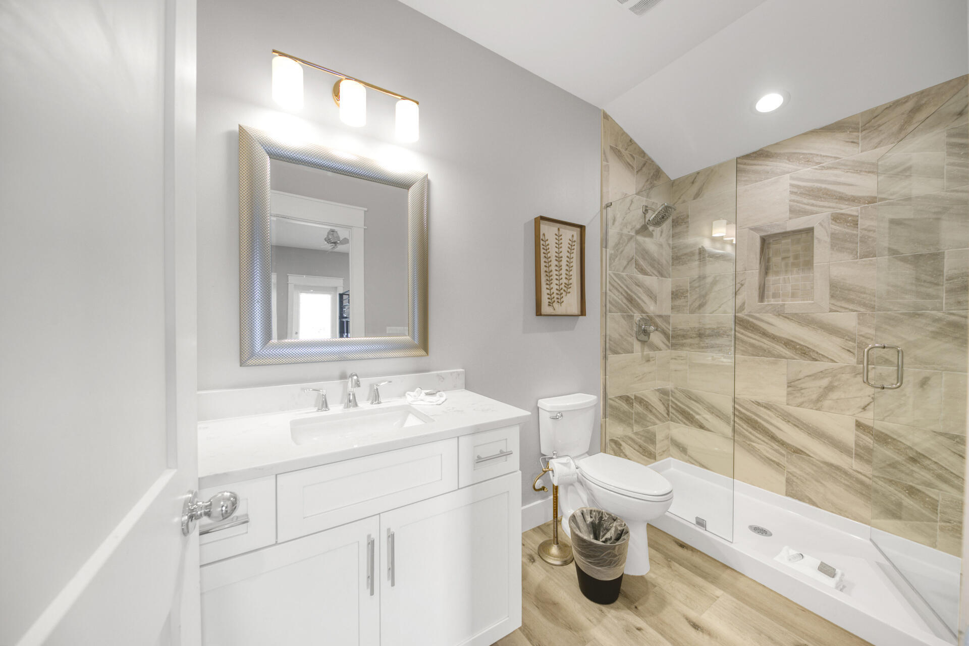 106 Shirah Street Destin, FL 32541 - Photo 34 of 67 a bathroom with a sink a toilet and shower