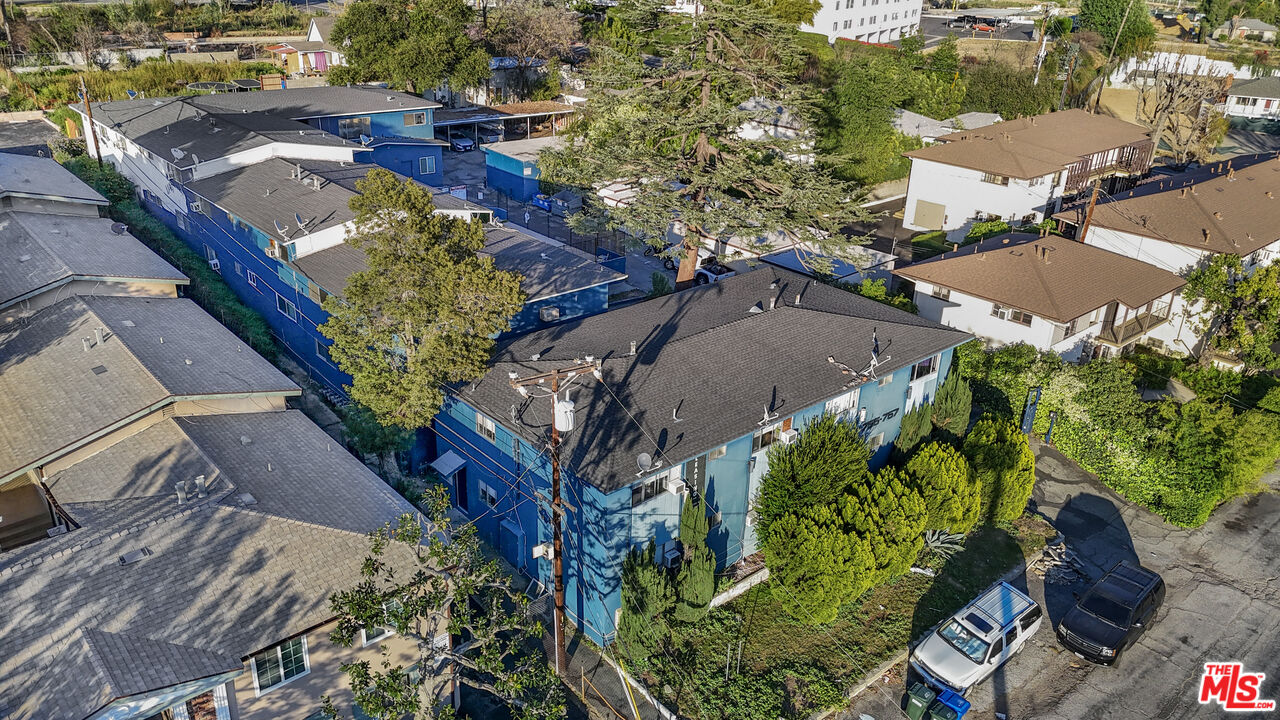 755 East Pine Street Altadena, CA 91001 - Photo 3 of 15 an aerial view of a house with a yard and garden