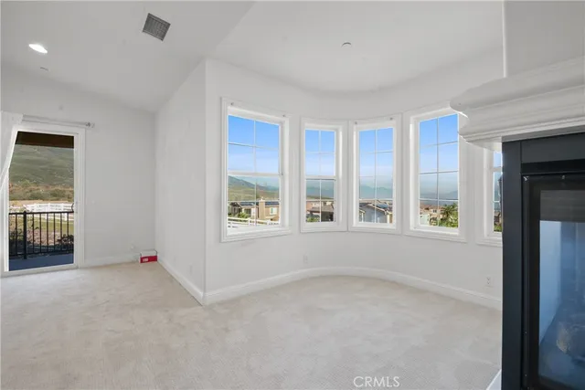 a view of an empty room