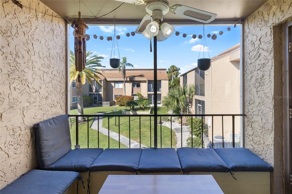 1579 Greenlea Drive, Unit 12 Clearwater, FL 33755 - Photo 13 of 42 a view of a balcony with furniture