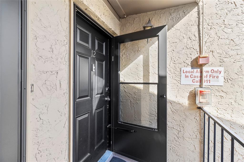 1579 Greenlea Drive, Unit 12 Clearwater, FL 33755 - Photo 5 of 42 a close view of refrigerator in kitchen