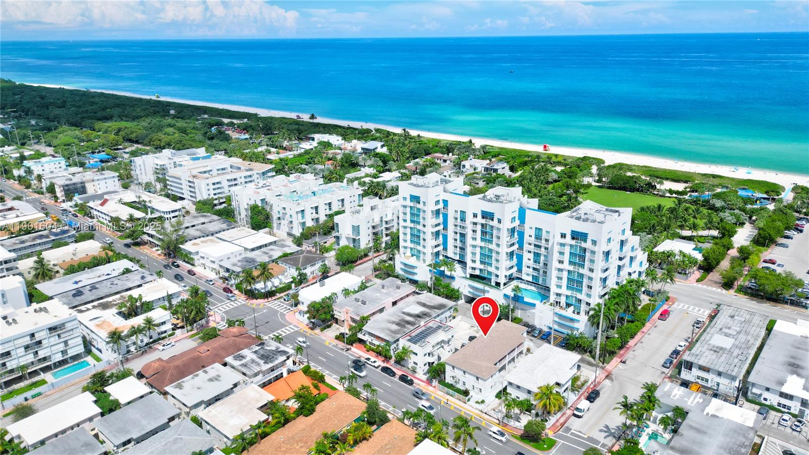 7611 Harding Avenue, Unit 9 Miami Beach, FL 33141 - Photo 15 of 15 a view of city and ocean