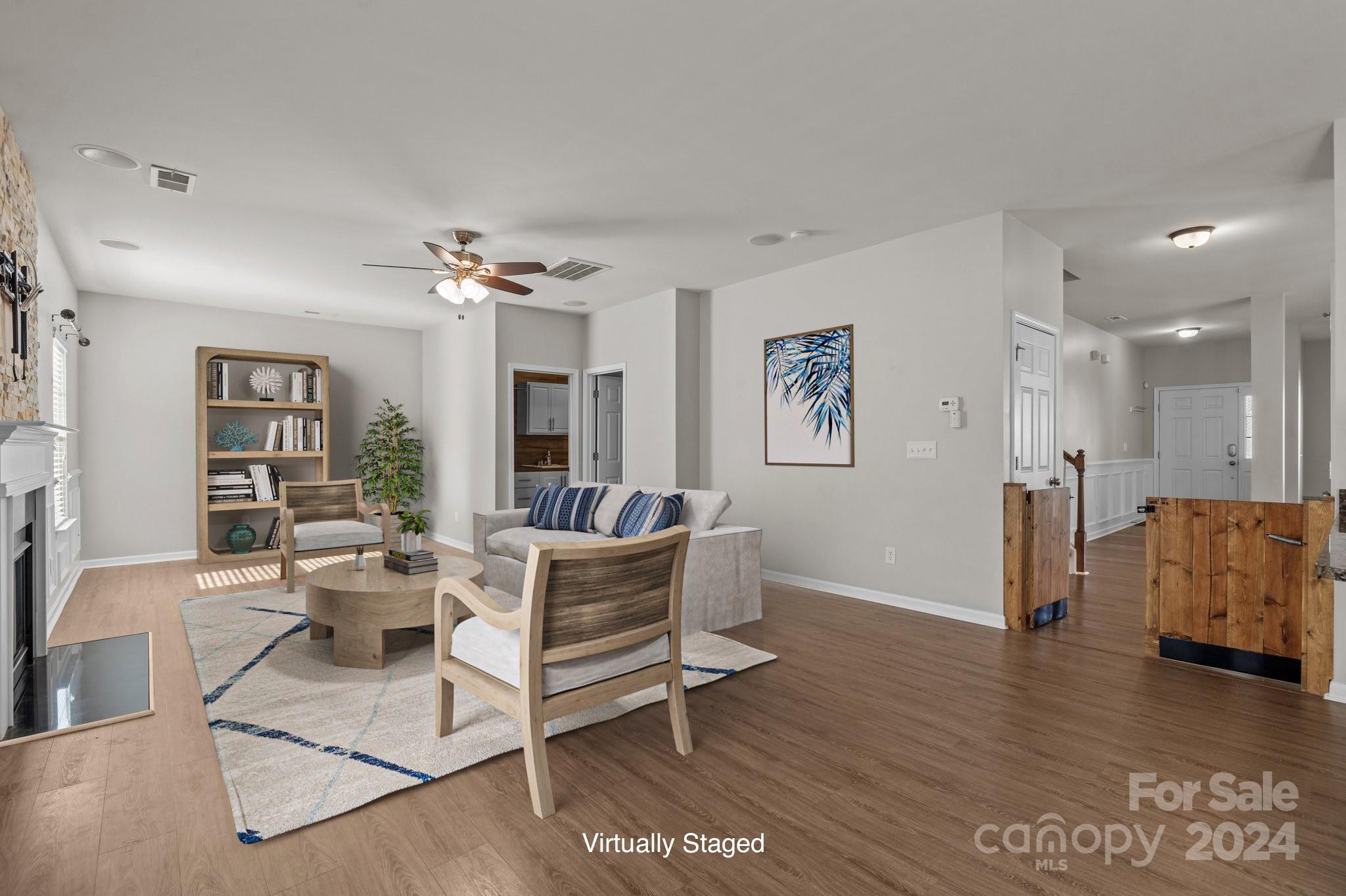 1653 Beleek Ridge Lane Clover, SC 29710 - Photo 15 of 46 a living room with furniture and a chandelier