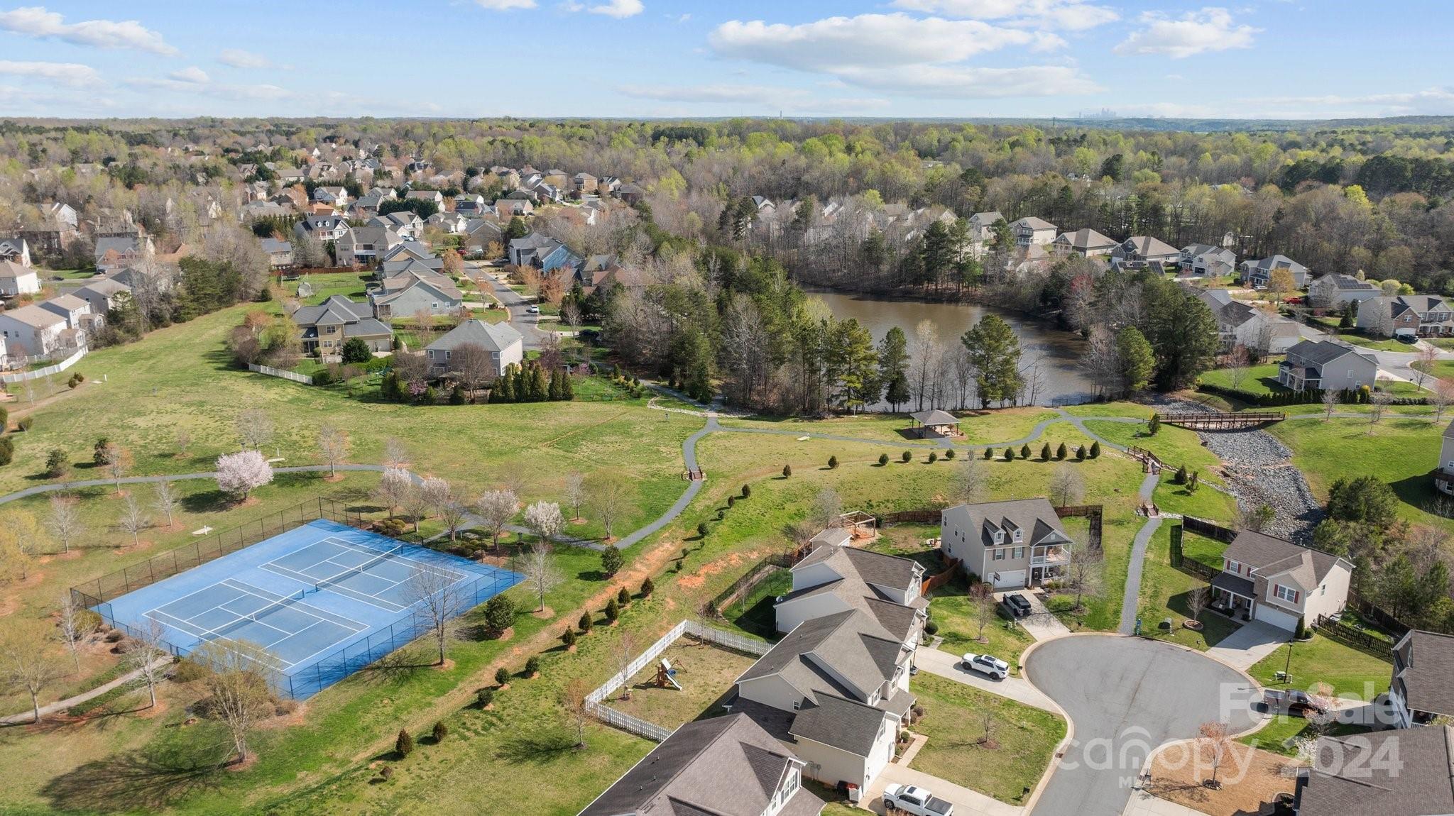 1653 Beleek Ridge Lane Clover, SC 29710 - Photo 40 of 46 an aerial view of residential houses with outdoor space