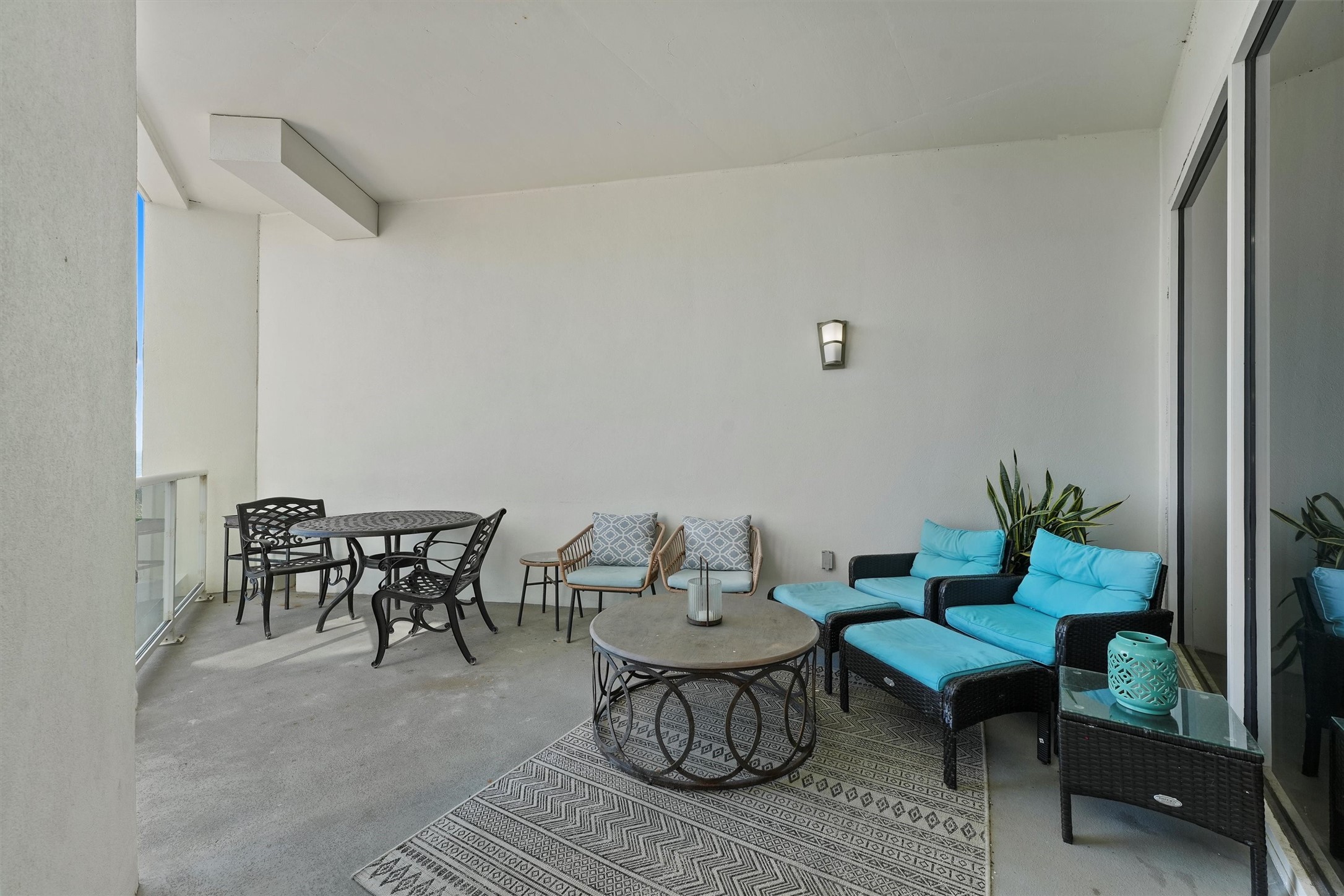 10327 Termini-San Luis Pass Road, Unit 319 Galveston, TX 77554 - Photo 3 of 28 Another hard find is this very large balcony. Enjoy the gulf breeze every evening.