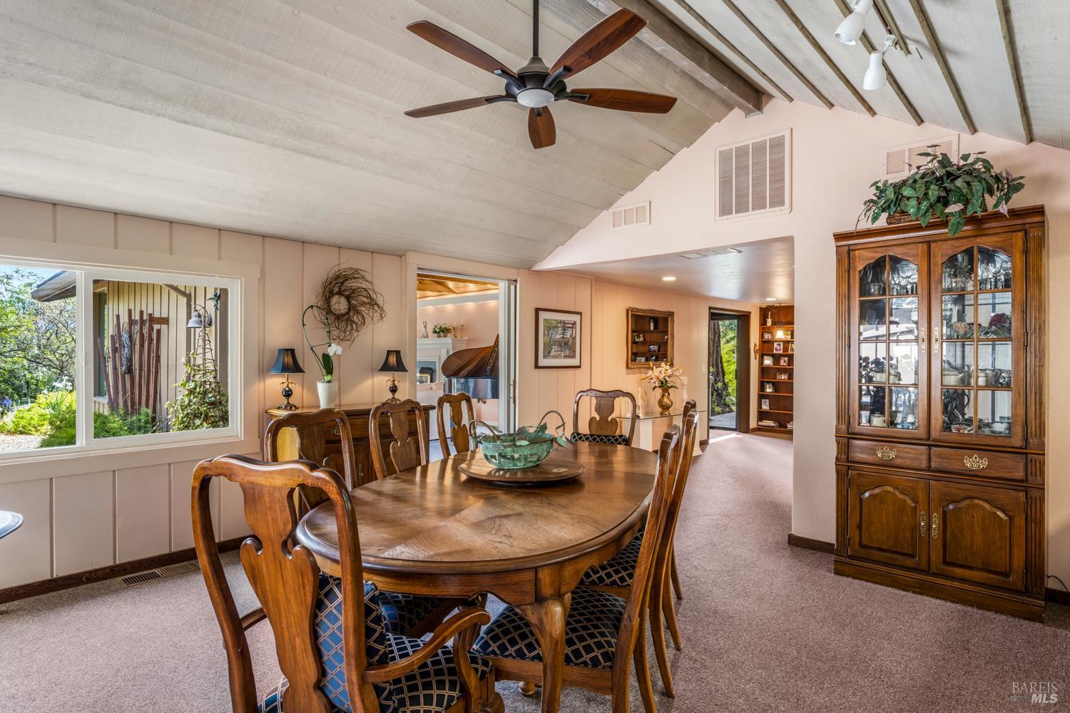 308 Jefferson Lane Ukiah, CA 95482 - Photo 11 of 50 a view of a dining room with furniture and window