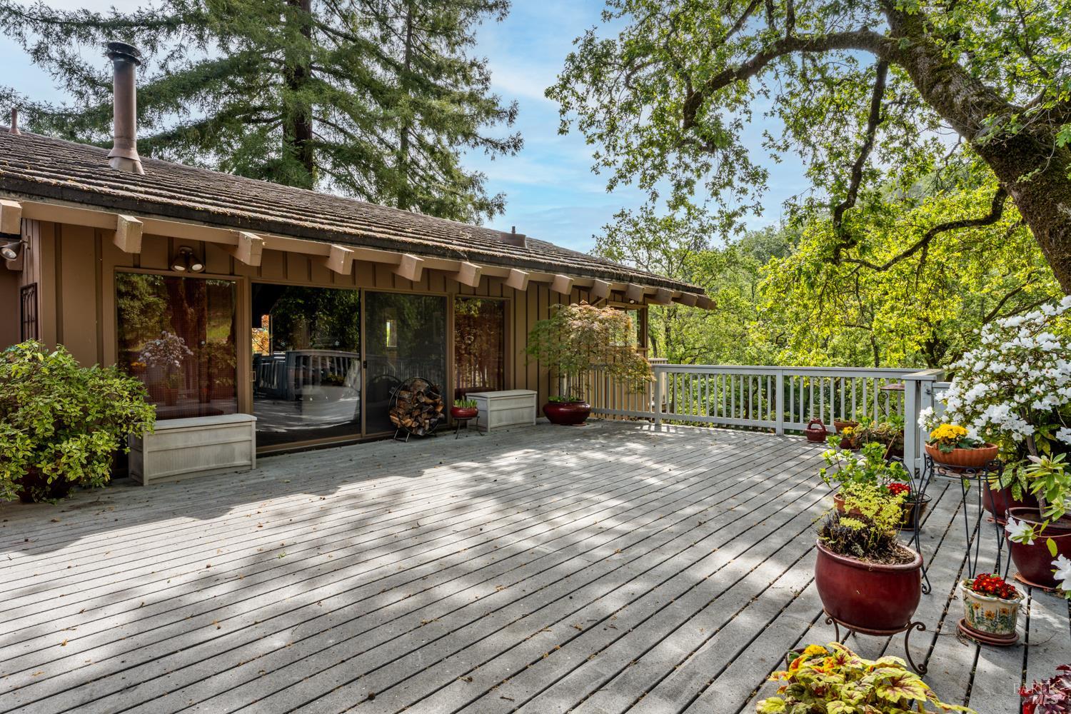 308 Jefferson Lane Ukiah, CA 95482 - Photo 36 of 50 a view of a chair and tables in the patio of the house